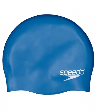 Speedo Senior Moulded Silicone Cap - Neon Blue (KS2)